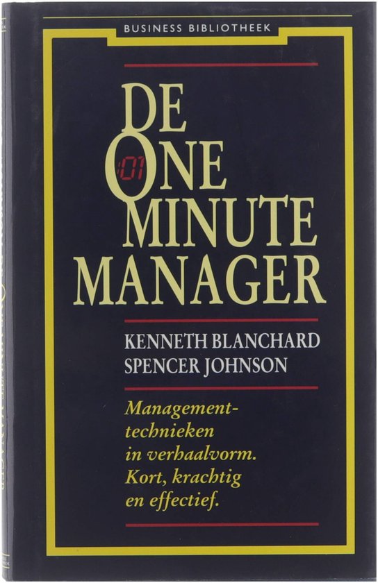 One Minute Manager - Ken Blanchard, Spencer Johnson