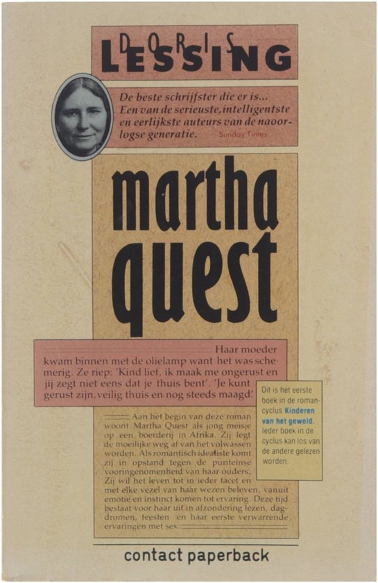 Martha quest - Doris Lessing, Geertje Lammers