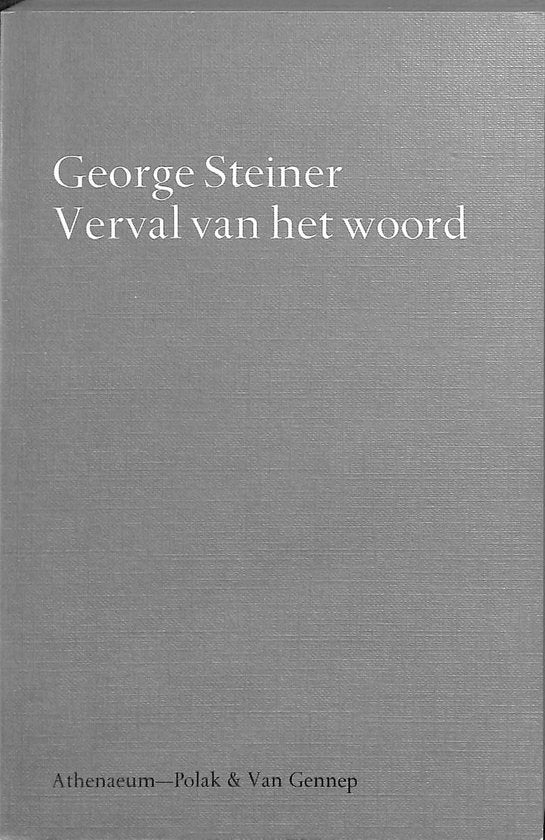Verval van het woord - Steiner