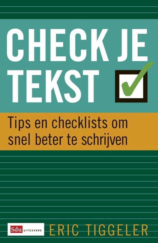 Check Je Tekst - Eric Tiggeler
