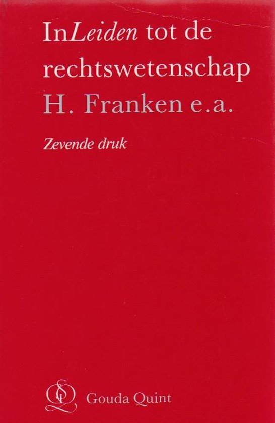 In Leiden tot de rechtswetenschap - H. Franken