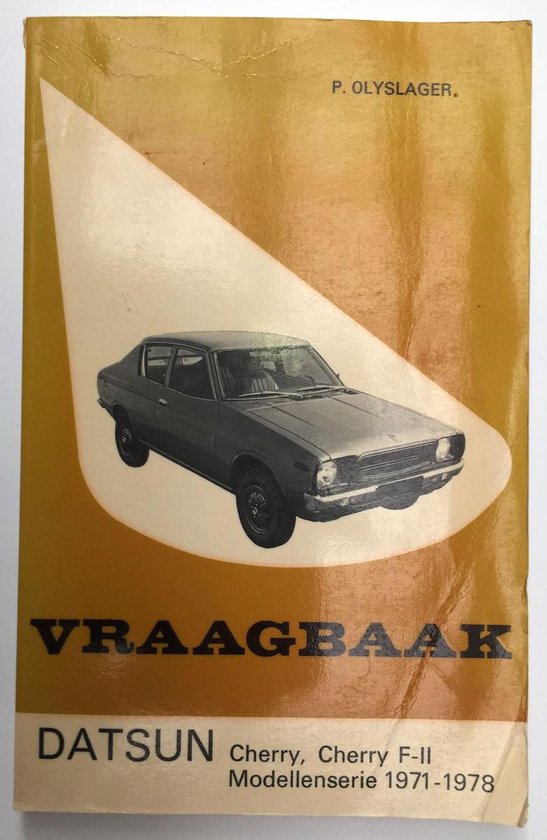 Vraagbaak voor uw Datsun - Olyslager, Onbekend
