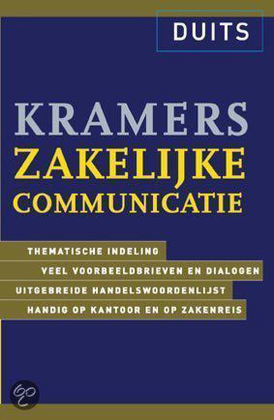 Kramers Zakelijke Communicatie Duits - J.L. Cottrell