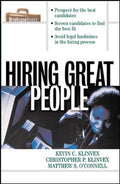 Hiring Great People - Kevin Klinvex, Matthew O'Connell