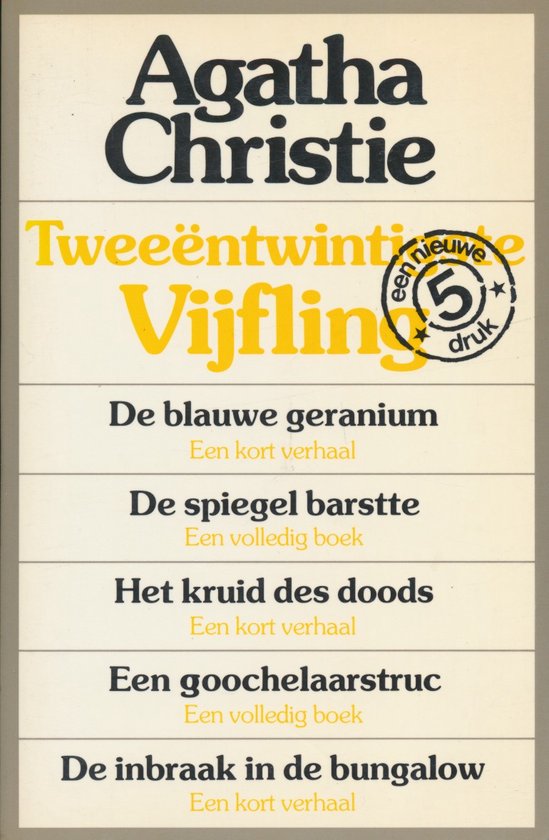 Vijfling - Volume 22 - Agatha Christie