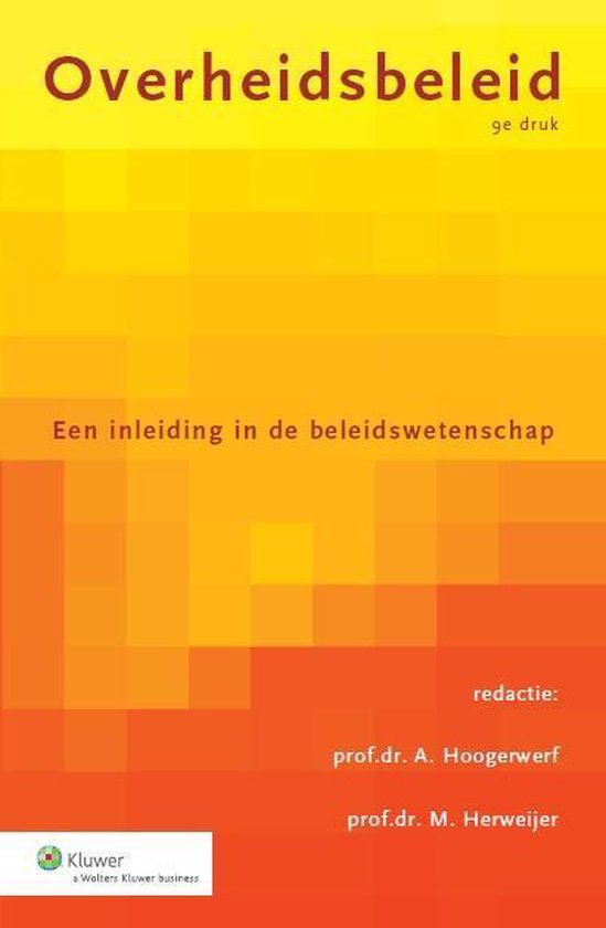 Overheidsbeleid - prof. dr. A. Hoogerwerf, prof. dr. M. Herweijer