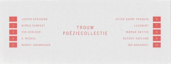 POËZIE - Uitgegeven door Trouw