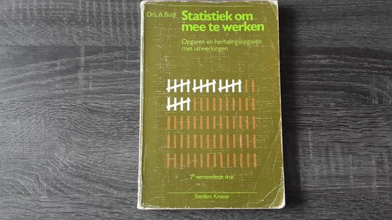 Statistiek om mee te werken herh.opg. m.uw - Udo J. Buys