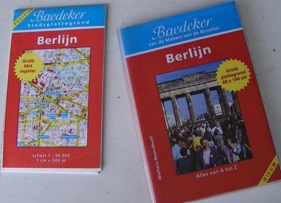 Berlijn + stadsplattegrond - Baedeker