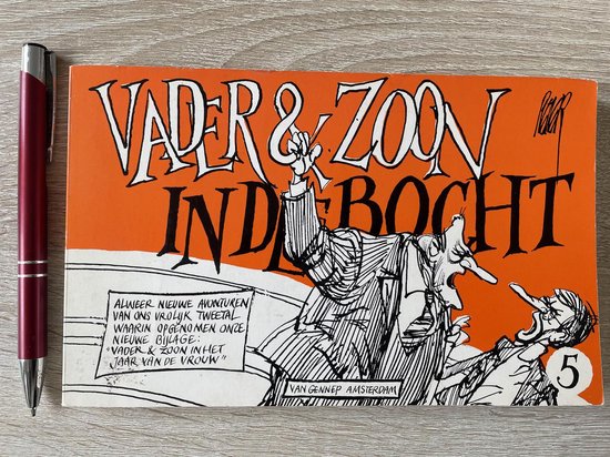 Vader en zoon in de bocht - Straaten