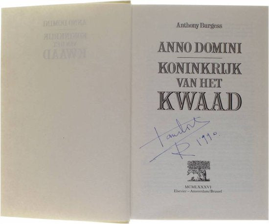 Anno domini - Anthony Burgess