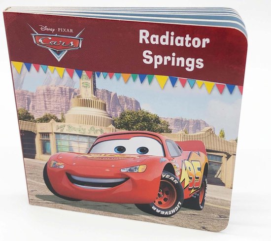 : Cars 1 Radiator Springs (kartonnen boekje) - Disney
