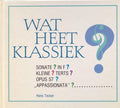 Wat heet klassiek? - Tecker