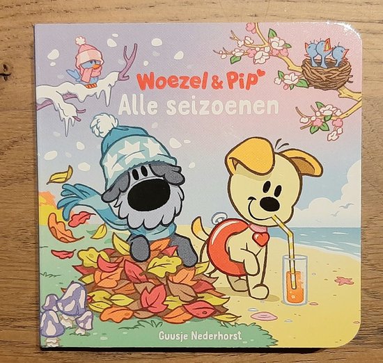 mini kartonboek Woezel&Pip - Alle seizoenen - topcadeau boekje - Guusje Nederhorst