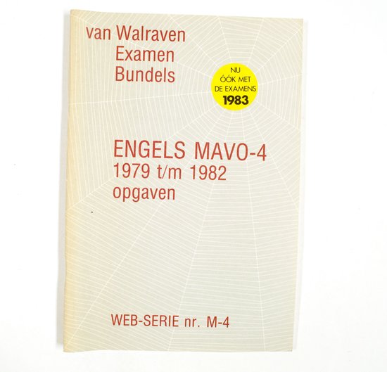 4 1979 - 82 opg. Van walraven examenb. engels m