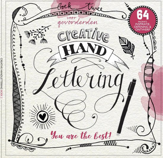 Creative Handlettering - boek 2: voor gevorderden - Mariëtte Ciggaar en Annemarie Visser