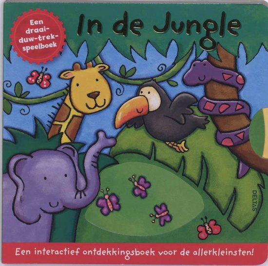 In de Jungle Een draai - duw - trek - speelboek