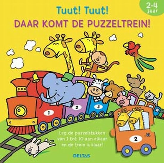 Tuut! Tuut! Daar Komt De Puzzeltrein! (2 - 4 Jaar)