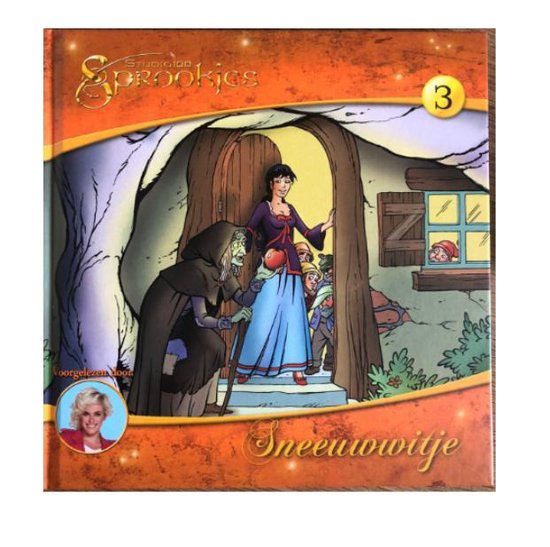sneeuwwitje sprookjes luister CD met boek 20 x 20 cm | - Onbekend