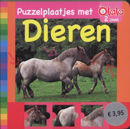 Puzzelplaatjes met dieren / 2 jaar - Diverse auteurs