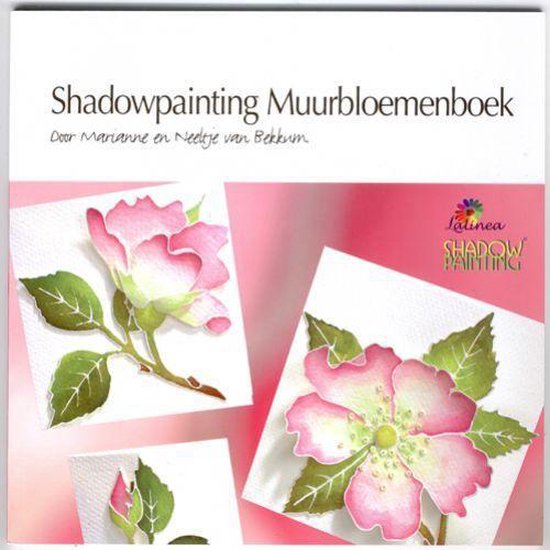 Shadowpainting boek - muurbloemenboek (NL) LL9980