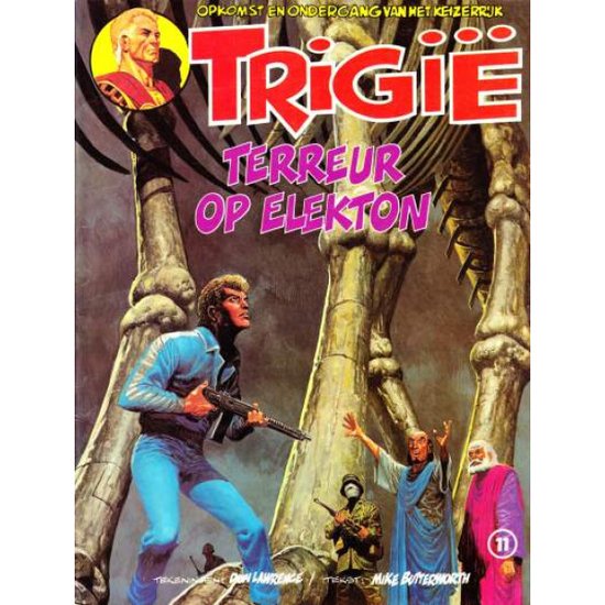 Trigië no 11: Terreur op Elekton - Don Lawrence en Mike Butterworth, Mike Butterworth