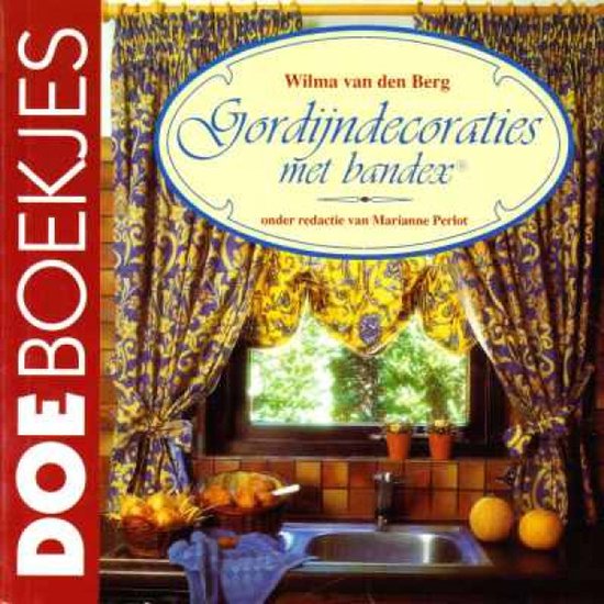 Gordijndecoraties met bandex - Wilma van den Berg