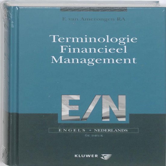 Terminologie financieel management + CD - ROM - F. van Amerongen