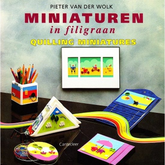 Miniaturen in filigraan, Quilling miniatures - Pieter van der Wolk, Trees Tra
