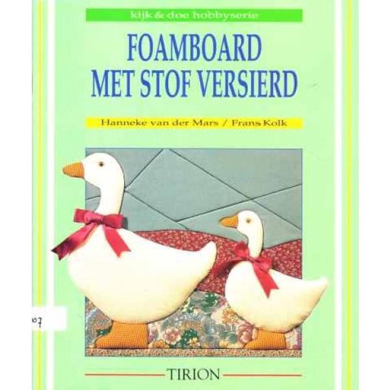 Foamboard met stof versierd - Hanneke van der Mars & Frans Kolk, Van der Mars