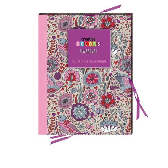 Creative colors bewaarmap paars