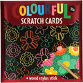 Scratch Kaarten - Bloemen, 10 Vellen
