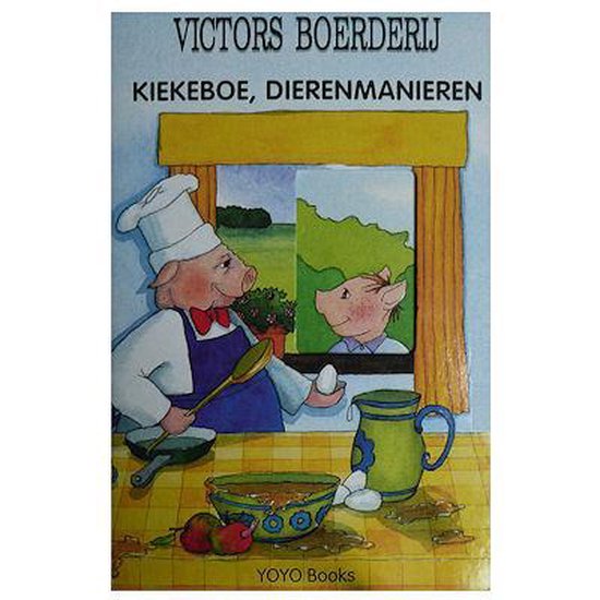 Kinderboek Kiekeboe, dierenmanieren - Yo - Yo Books
