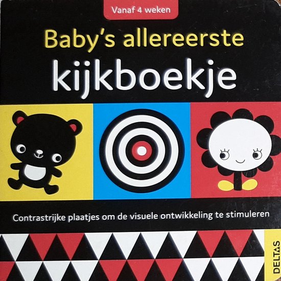 Kartonboekje - Baby's allereerste kijkboekje - Vanaf 4 weken