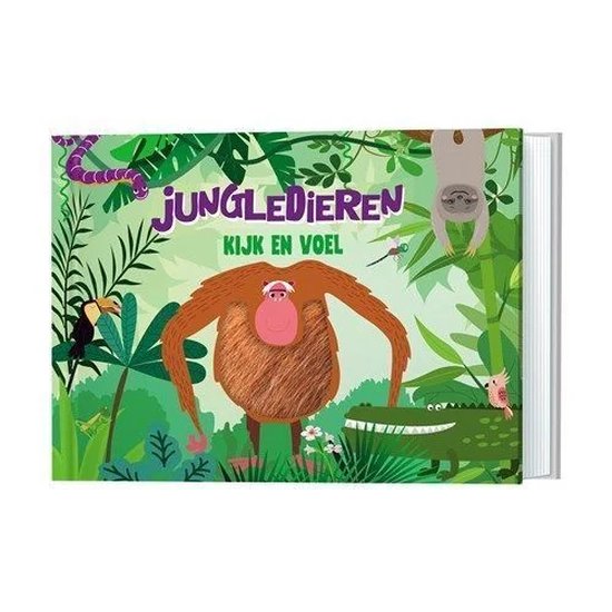 Kijk en voel - Jungledieren - Fiona Huisman