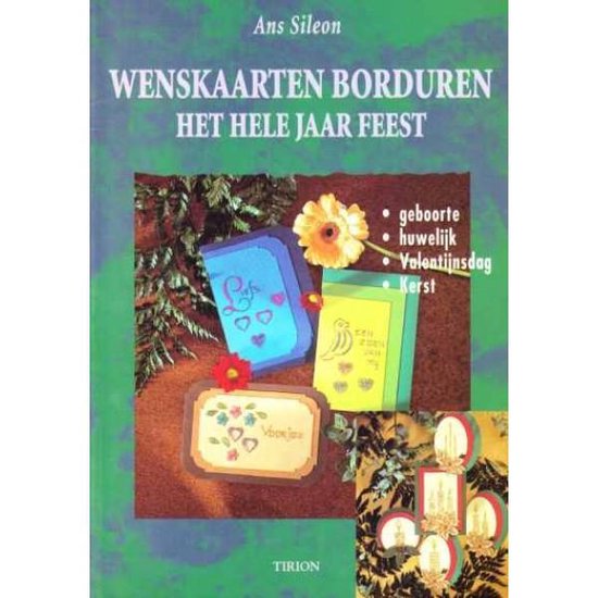 Wenskaarten borduren het hele jaar feest - Ans Sileon