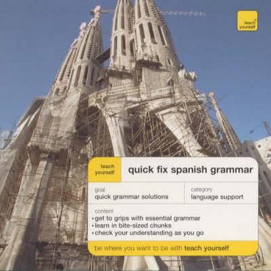 Quick Fix Spanish Grammar - Keith Chambers