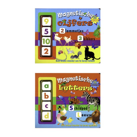Twisk magnetisch kartonboek educatief leren tellen en dieren.