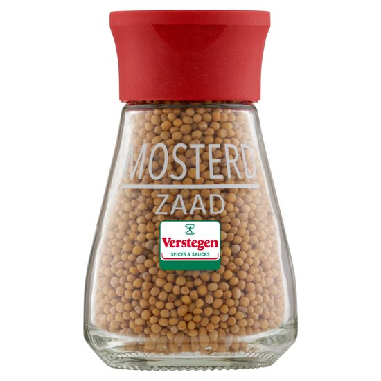 Verstegen - Mosterdzaad - Glazen strooier - Kruiden & specerijen - 55g - Lex Goudsmit & Cobi van Mourik
