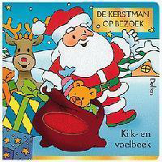 Kijk - en voelboek - de kerstman op bezoek