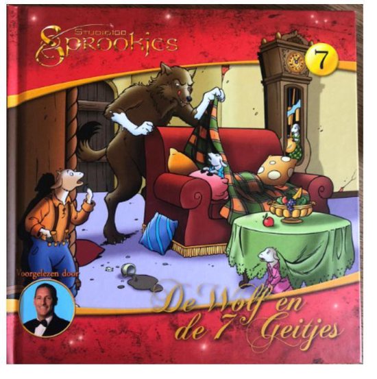 De wolf en de 7 geitjes sprookjes luister CD met boek 20 x 20 cm - Onbekend