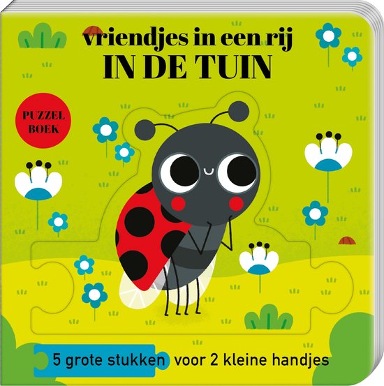 Puzzelboeken In een rij - In de tuin