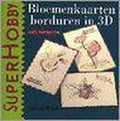 Bloemenkaarten borduren in 3d - Hoorn van