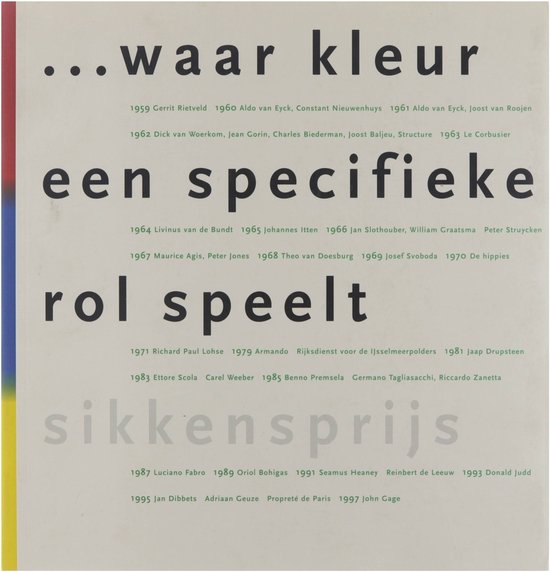 ...waar kleur een rol speelt - Timmer Petra