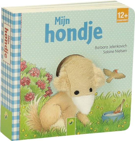 Mijn Hondje - Boekje met Vingerpop van zachte stof