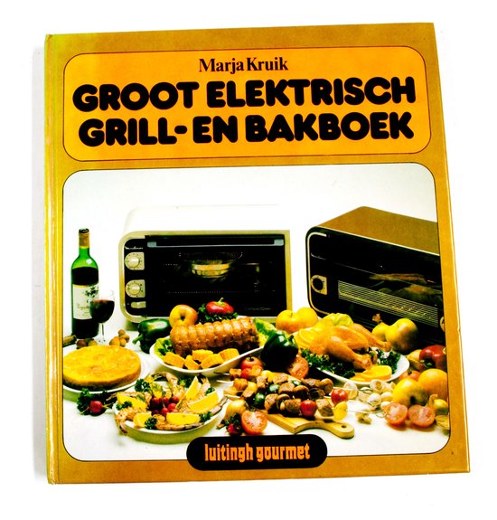 Groot elektrisch grill en bakboek - kruik