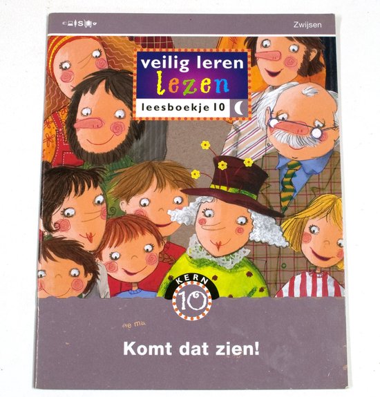 Veilig leren lezen 10 Komt dat zien Leesboekje, maanversie - Truus van de Waarsenburg