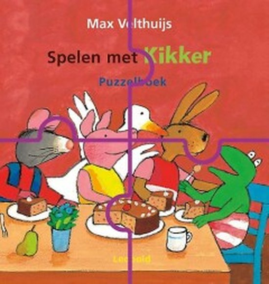 NL - Leopold Puzzelboek Kikker en zijn vriendjes - 6 puzzels