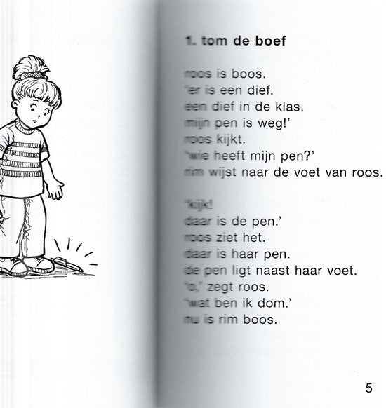 Leesboekje Een boef in de school - C. Cooper, Merkloos