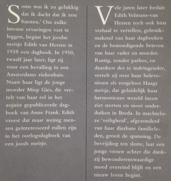 Het verhaal van Edith - Edith Velmans - van Hessen